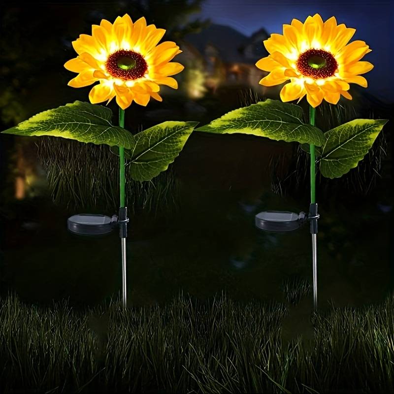 Set 2 x lampa solara, Floarea Soarelui