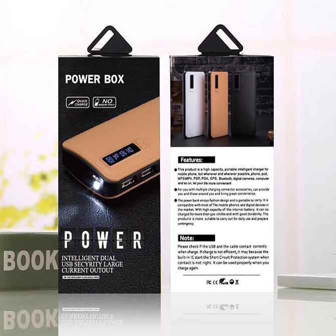 Baterie Externa Smart Power Bank 10000 mAh, 3 x USB