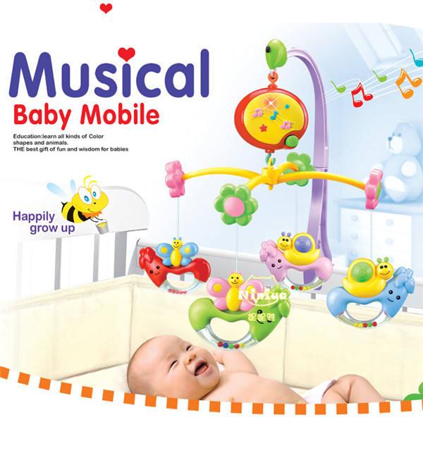 Carusel muzical pentru patut bebelusi